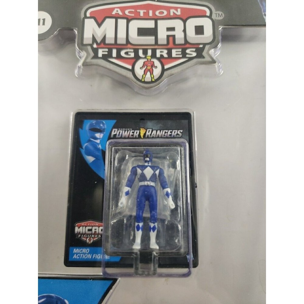 World's Smallest - Micro Action Figure - Saban's Power Rangers Blue Ranger - Picture 2 of 3